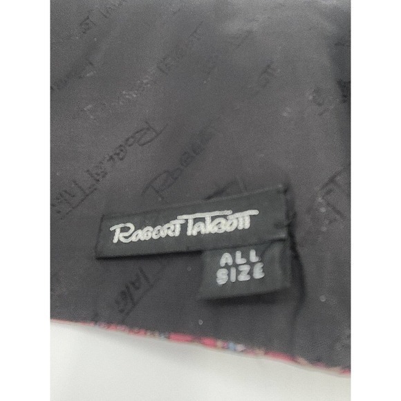 Robert‎ Talbot Maroon Paisley SILK ADJUSTABLE CUMMERBUND & BOW TIE - Picture 5 of 6